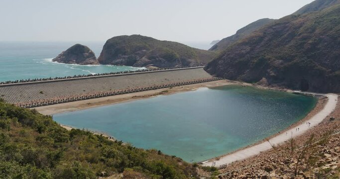 High Island Reservoir in Hong Kong Geo Park