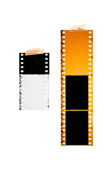(35 mm.) film collections frame.With black space.film camera.	