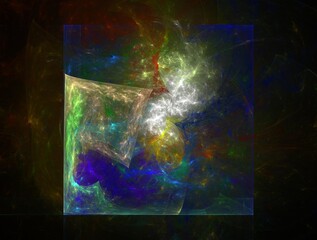 Imaginatory fractal background generated Image