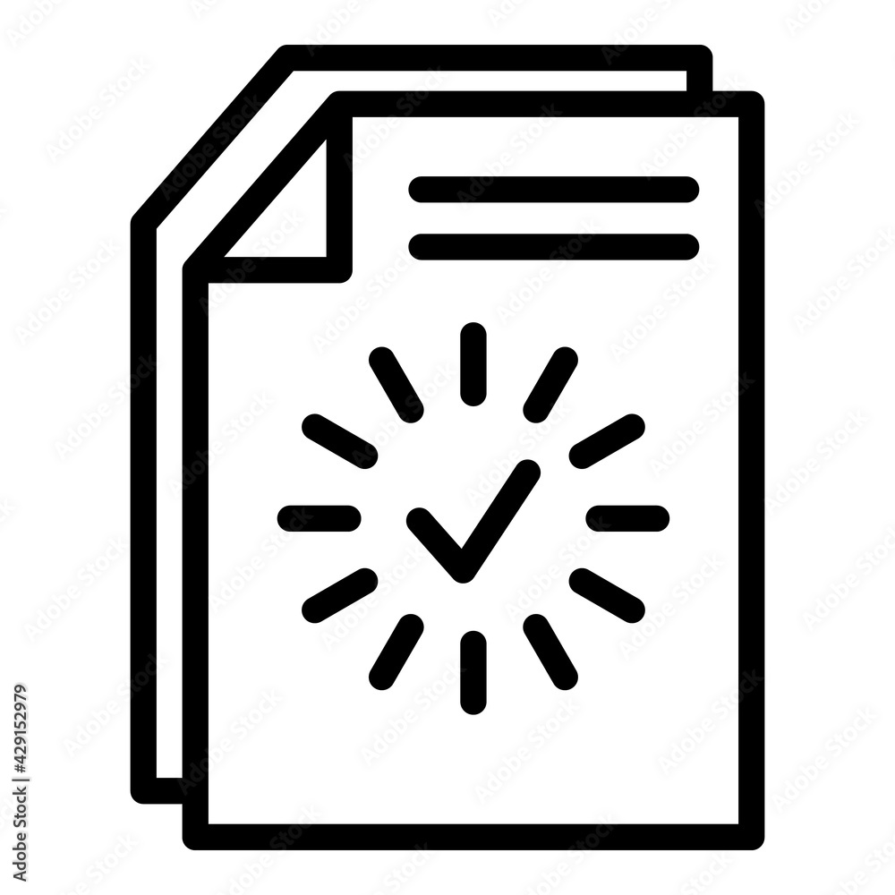 Poster loading document icon. outline loading document vector icon for web design isolated on white backgro