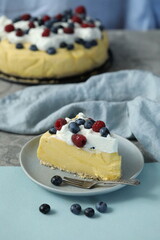 Unbaked mango lassi cheesecake  © Joanna Grabowska