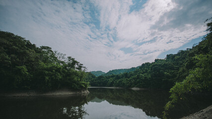 Lake in the middle of the valley
