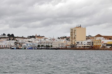 Naklejka premium Aymonte an der Grenze zu Portugal