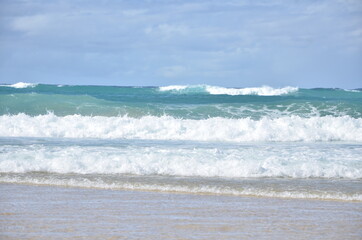 Fototapeta na wymiar Wave on the beach, Australia