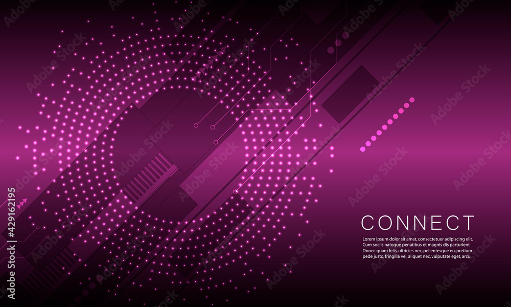 Poster Circle design for cover design. Vector design template. Abstract circle geometric shape. Graphic element vector. Line style vector. Artistic backdrop
