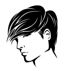 Portrait of a guy isolated on white background