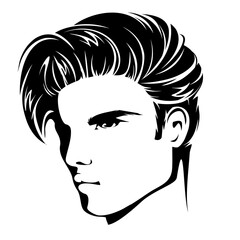 Portrait of a guy isolated on white background