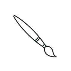 paint brush - art - stationery icon design template