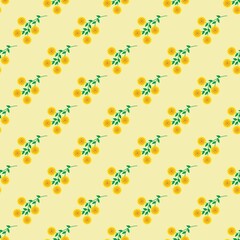 Seamless Pattern With Floral Motifs able to print for cloths, tablecloths, blanket, shirts, dresses, posters, papers.