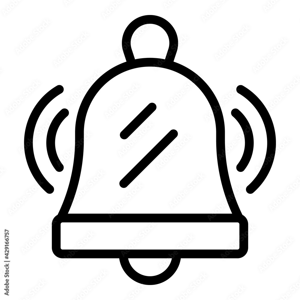 Poster network notification icon. outline network notification vector icon for web design isolated on white