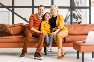 Obraz premium Family spending time together at home