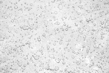 texture of frozen water drops cool ice on window splashes, texture autumn background