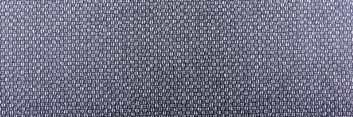 Black and white minimalist seamless pattern. Abstract monochrome panoramic background. Simple wallpaper with tiny shapes