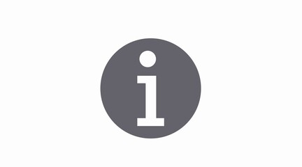 Info Icon. Vector isolated illustration. Information icon or sign