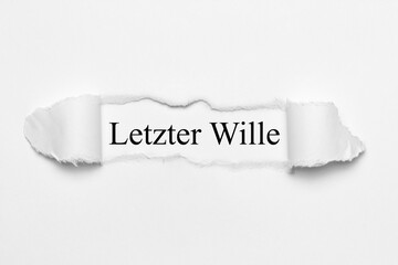 Letzter Wille