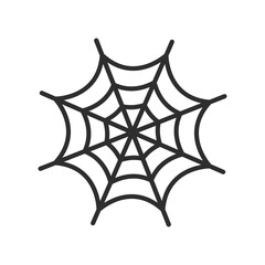 Naklejka premium Spiderweb icon isolated on white background