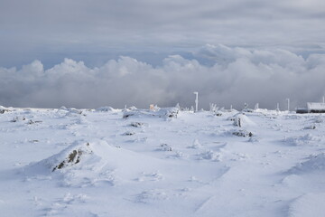 Harzer Brocken im Winter