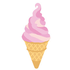 暑い夏に食べたい！苺のソフトクリーム