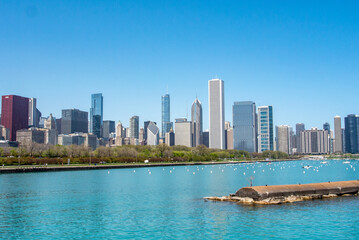 Fototapeta na wymiar Skyline Chicago 