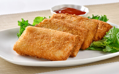 Box Patties, Delicious Sandwiches Coated with Bread Crumb
