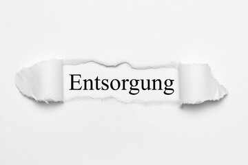Obraz premium Entsorgung