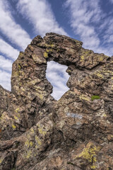stone arch in the mountains