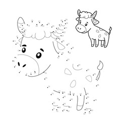 Obraz premium Dot to dot games for children