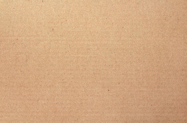 Cardboard sheet texture background, detail of recycle brown paper box pattern.