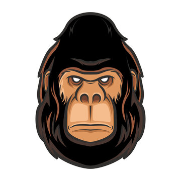 gorilla logo vector