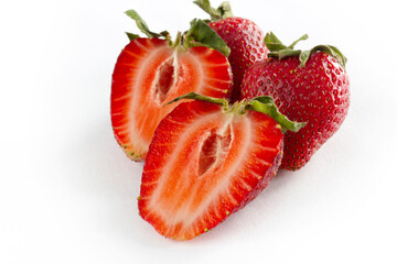 Strawberry isolated on white background