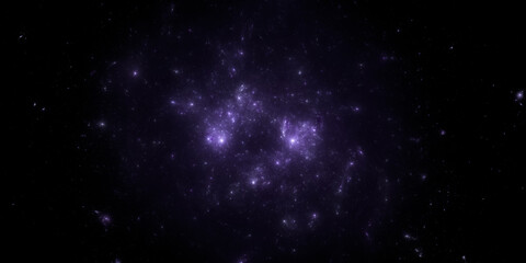 Banner Star field background . Starry outer space background texture . Colorful Starry Night Sky Outer Space background. 3D illustration