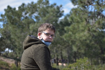 retrato naturaleza, joven , persona