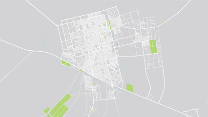 Urban vector city map of Hafar Al Batin, Saudi Arabia, Middle East