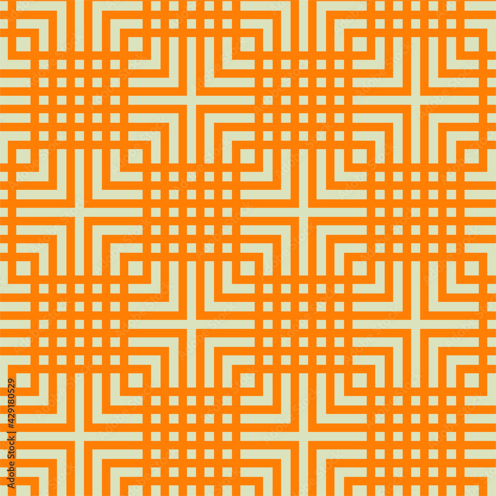 Poster vector seamless lattice pattern. modern stylish texture with monochrome trellis. repeating geometric
