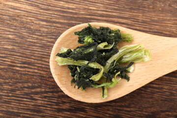 乾燥　大根葉