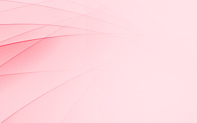 Abstract geometric pink and white curve line gradient background. for design backdrop banner for love valentine day.