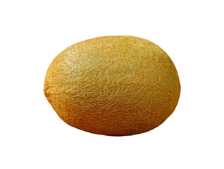 Closeup of fresh ripe kiwifruit isolated on white background