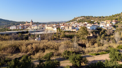 Vista de la población de Sot de Ferrer, en la provincia de Castellón. Comunidad Valenciana. España. Europa