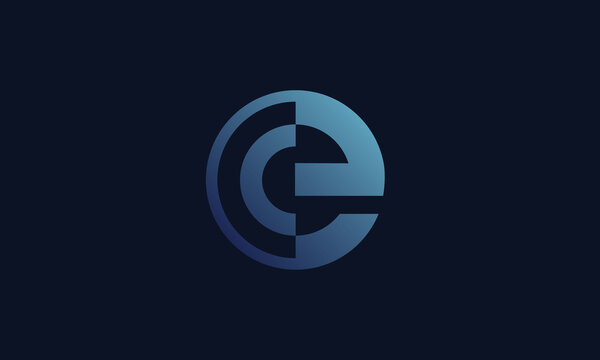 Symbol Business Letter E logo vector icon illustration