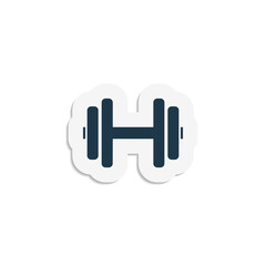 dumbbell - Sticker