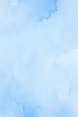 Pastel Blue Watercolor Background, Light Blue Texture Paper