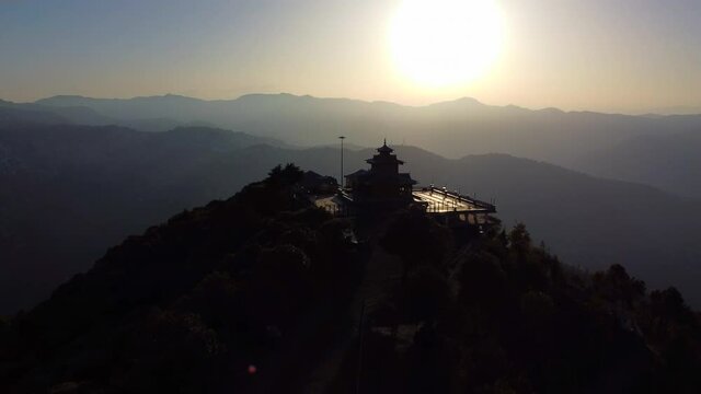 Hilltop Tara Devi Temple with Himalayan Mountain Views