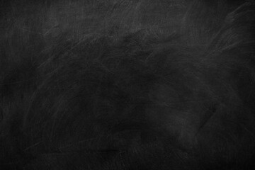 Texture of chalk on blank green blackboard or chalkboard background. School education, dark wall backdrop, template for learning board concept.