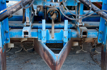 farm machinery closeup