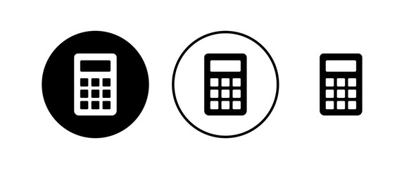 Calculator icons set. Calculator vector icon
