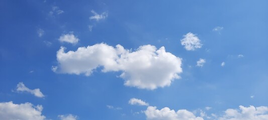 blue sky with clouds