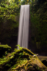 Beautiful view of hidden waterfall