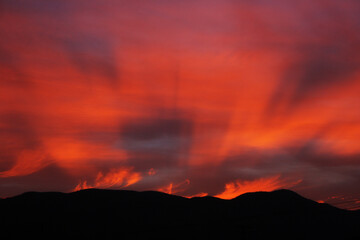 fire in the sky