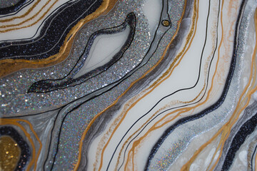 resin geode abstract art and functional art