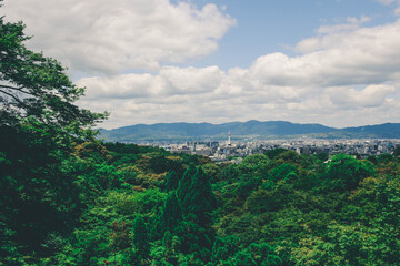 kyoto view from the hill